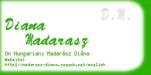 diana madarasz business card